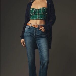 Re/Done Classic Straight Leg Jeans in Blue Wash